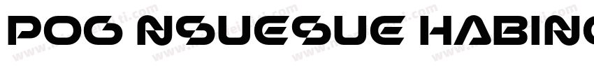 Pog Nsuesue Habinos字体转换